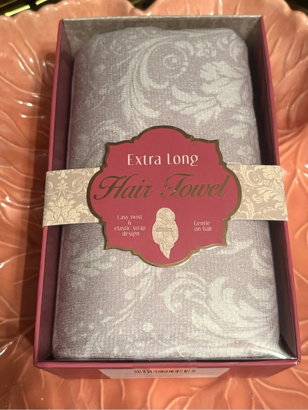 Extra Long Hair Towel perfect for long hair & extensions . Wrap & Tuck Mach Wash